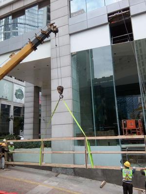 外墙超长玻璃更换